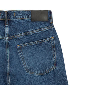 Pantalones cortos de mezclilla con cintura elástica a la moda de la calle, pantalones cortos de mezclilla para hombre con logotipo personalizado de fabricante superior - Product Image 3