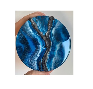 Arte de la pared Decoración de resina Tamaño personalizado y decoración del hogar Sala de estar Artesanía Arte de la pared de resina antigua Decorativo - Product Image 2