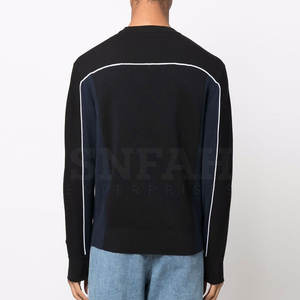 Sweat-shirt classique en coton de haute qualité pour hommes, décontracté, couleur unie, manches longues, streetwear d'hiver pour le printemps - Product Image 4