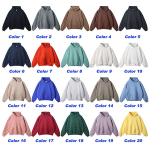 Sweat-shirts à capuche surdimensionnés pour hommes et unisexe de haute qualité, logo personnalisé, molleton lourd, coton anti-boulochage - Product Image 6