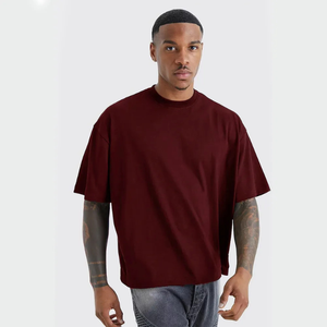 High Street grande taille chemises pour hommes du Pakistan t-shirts à manches courtes teints en couleur unie mélange de coton écologique anti-boulochage personnalisé - Product Image 2