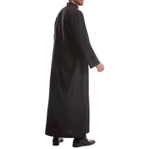 Nueva Ropa Musulmana Marroquí para Hombre, Túnica de Seis Colores con Bordado de Dubái, Abaya Árabe, Jalabeya Estilo Saudí, Thobe Jubba para Hombre - Product Image 4