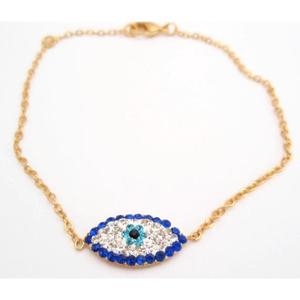 Bracelet de chaîne Evil Eye Diamètre 1,8 cm - Product Image 1