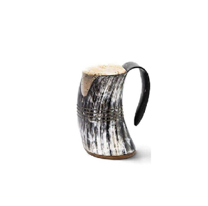 Tasse originale en corne de buffle Nouveau design Poli étanche pour les boissons de fête avec couleur corne naturelle avec produit fait main - Product Image 2