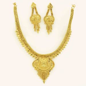 Colliers courts en micro-plaqué or à la mode en gros, ensemble de bijoux en or rempli traditionnel, colliers courts en laiton micro-formés. - Product Image 2