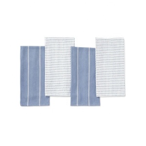 Juego de Toallas de Cocina al por Mayor, Tejido Waffle, 4 Piezas de 40x40cm, Estilo Japonés, Bordado, Marca Privada OEM, Exportación - Product Image 4