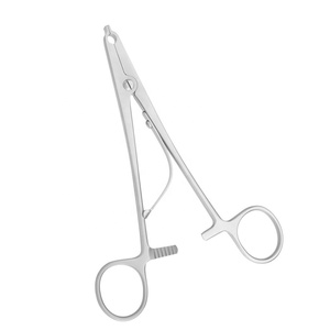 คีมหนีบแผลที่ผิวหนัง12ซม. คีมหนีบสำหรับการผ่าตัดที่ได้รับการรับรองจาก CE ฉลากตามต้องการ - Product Image 5