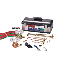Kit de soudage et de découpe au gaz oxygène-acétylène professionnel Kayo/Wilson KVHB-21, robuste