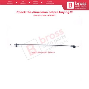Cable de Liberación de la Cerradura del Manillar Interior de la Puerta Lateral BDP1607 para Fiorino MK3 225 Qubo Nemo Bipper 1365839080, Repuestos para Automóviles Bross - Product Image 6