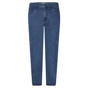 Prix raisonnable, pantalon en denim pour homme, 100% coton, lavage doux, uni, design streetwear tendance, denim extensible - Product Image 6