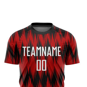 Servicio OEM y ODM, Diseña Tu Propia Camiseta de Fútbol para Hombre, Camiseta de Entrenamiento de Fútbol con Logotipo Personalizado, Talla y Color - Product Image 4