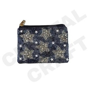 Viola Cheers Design Monedero con cuentas de semillas personalizado Monedero Hermoso monedero con características de accesorios de moda - Product Image 3