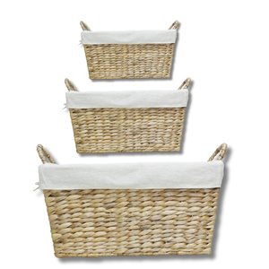 PRODUIT CHAUD Panier en jacinthe d'eau tissé à la main pour l'épreuvage du pain et les essentiels de cuisson - Product Image 1