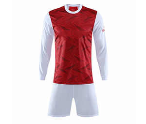 Ensemble de vêtements de football pour adultes à manches longues personnalisé, uniforme de sport respirant avec logo personnalisé, sublimation, nom de marque personnalisé - Product Image 1