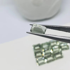 หินทรงเหลี่ยมตัดสีเหลืองมะนาว AA สีเขียวธรรมชาติหินสำหรับทำเครื่องประดับได้รับการรับรองจากบุคคลที่สาม5-8กะรัต - Product Image 2