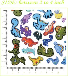 60 parches bordados de estilos surtidos aleatorios, colores vivos brillantes, apliques de parche para coser/planchar para ropa, vestido, - Product Image 6