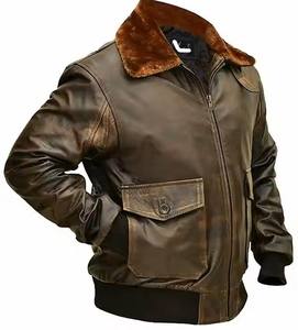 Chaqueta de Hombre de Cuero Genuino Curtido, Personalizable, Transpirable, de Secado Rápido, Resistente al Viento, Ecológica, Informal, de Alta Calidad para Otoño - Product Image 5