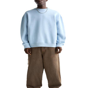 Haute Qualité 500gsm Lourd Pull À Capuche Français Terry Hoodies Drop Épaule Cordes Lourd Surdimensionné Hommes Hoodies - Product Image 3