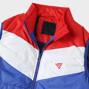 Chaqueta acolchada sin mangas para hombre a la moda de calle, nueva llegada, diseño de estilo de invierno con cuello levantado de lona de alta calidad - Product Image 6
