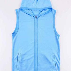 Sudaderas Personalizadas sin Mangas para Hombre, de Gimnasio, de Felpa, de Alta Calidad, Transpirables, Holgadas, de Manga Corta - Product Image 2