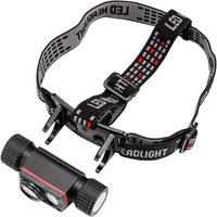 Linterna Frontal Recargable de 1700 Lúmenes