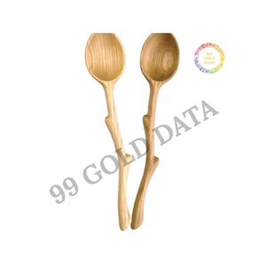 Cuchara de madera lisa para uso culinario diseñada para mayor durabilidad y comodidad y tareas de cocina diarias - Product Image 5