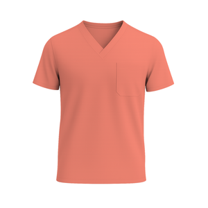 Uniformes médicos de aspecto profesional, uniforme de Hospital de tela elástica con cuello en V de fácil cuidado con bolsillos, mayorista de Vietnam - Product Image 1