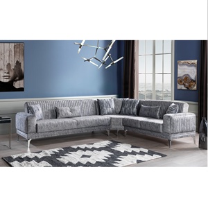 ชุดโซฟาสามที่นั่งทูนา เชสเตอร์ฟิลด์ สไตล์อิตาเลียน โครงไม้แบบโมดูลาร์ ผ้าหุ้มถอดได้ เหมาะสำหรับอพาร์ทเมนต์ โกดังสินค้า และห้องนั่งเล่น - Product Image 1