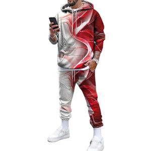 Survêtement d'hiver en polaire pour hommes, nouveau design 100% survêtement à capuche en coton pour hommes, vente en gros - Product Image 3