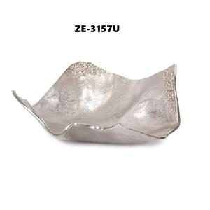 Handmade Modern Ceramic Plant Pattern Bowl Minimalist Dining <b>Table</b> Decor <b>Matte</b> Copper Plated Safe Serving Zahid Export - Product Image 4