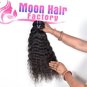 Cheveux Moon : Offre de Gros – Extensions de Cheveux Humains Indiens Bouclés, Texture Naturellement Douce et Soyeuse, Disponibles à la Vente à l'Exportation à Prix Abordable - Product Image 2