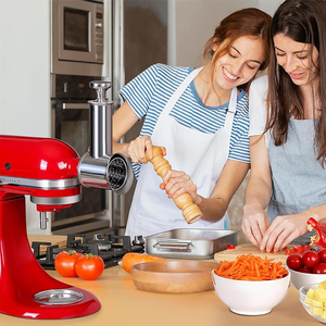 Accessoire de coupe-légumes pour batteur <span class=keywords><strong>KitchenAid</strong></span>, en acier inoxydable de qualité alimentaire, pour râper le fromage, les légumes et les fruits, accessoires de cuisine - Product Image 6