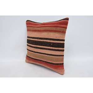 หมอนผ้าขนแกะสีน้ำตาล18X18นิ้วสุดหรูลายวินเทจพร้อมใบไม้นุ่มสำหรับห้องนั่งเล่นหรือห้องครัว - Product Image 4