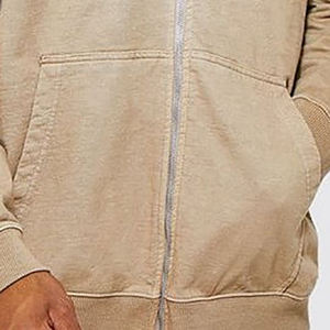 Sudadera con Capucha Extra Grande Personalizada Premium, 100% Algodón, Hombros Caídos, Sudadera Pesada para Hombre, Color Personalizable, Invierno, Tallas Grandes 2XL 3XL, Teñido Liso - Product Image 4