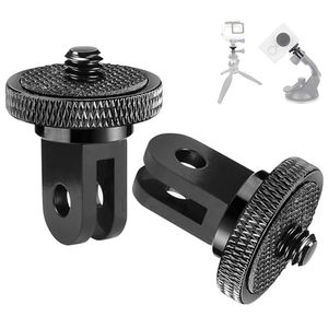 2 adaptateurs en aluminium de 1/4 "-20 pouces pour montage sur trépied, caméras d'action Go Pro Insta360 pour <span class=keywords><strong>SJCAM</strong></span> <span class=keywords><strong>SJ4000</strong></span> pour Xiaoyi - Product Image 1