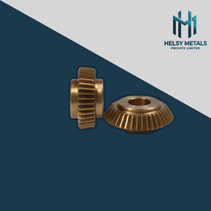 Ensemble d'engrenages coniques en laiton sur mesure, usinage CNC pour équipements mécaniques, pièces d'engrenage en laiton résistantes à la corrosion avec des performances stables - Product Image 1