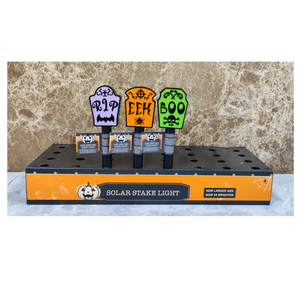 Meilleure vente Décoration de la maison lumière décorative extérieure 14 pouces de longueur HALLOWEEN TOMBSTONE pieu solaire pour la collection de jardin - Product Image 6