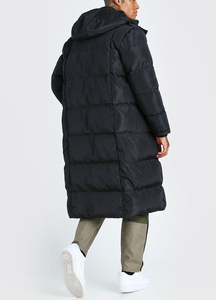 Custom Front New Fashion <b>Men's</b> Regular Style Bubble Puffer <b>Jacket</b> Waterproof Cotton <b>Filled</b> Hooded Winter Warm High Street Style - Product Image 3