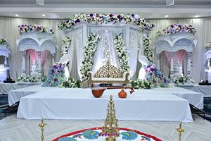 Luxe Indo Western mariage scène ensemble nigérian gros mariage scène ensemble décor haut glamour réception scène décoration Royaume-Uni - Product Image 4