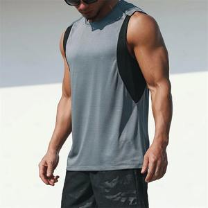 Simple Contrasting Colors Tank Top For <b>Men</b> Summer Casual Sleeveless 3D Printed <b>Gym</b> <b>Vest</b> Casual Oversized Sports Fitness Tees - Product Image 2