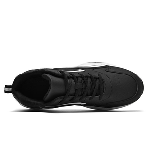 Chaussures grandes tailles noires/bleues pour hommes, baskets décontractées sur mesure avec logo, faible MOQ, vente en gros - Product Image 6