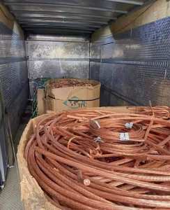 Déchets de fil de cuivre propres de haute pureté prêts pour la fusion et le raffinage Câble en cuivre brillant pour fonderie et raffineur - Product Image 4