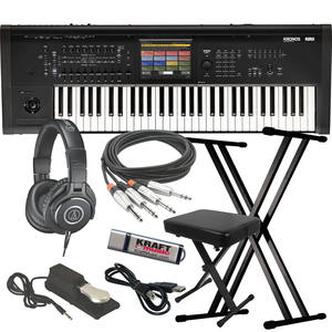 Ventes d'usine Korg Kronos 3 Workstation musicale 61 touches PACK ESSENTIEL DE CLAVIATURE - Product Image 3