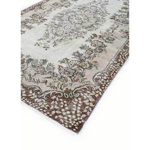 พรมขนสัตว์สีเบจและสีน้ำตาลสไตล์วินเทจ ทอมือลายเมดัลเลียนคลาสสิกทรงสี่เหลี่ยมผืนผ้า สำหรับห้องนั่งเล่นวัยรุ่น รุ่น Pae-3318 ผลิตจากวัสดุรีไซเคิล - Product Image 2