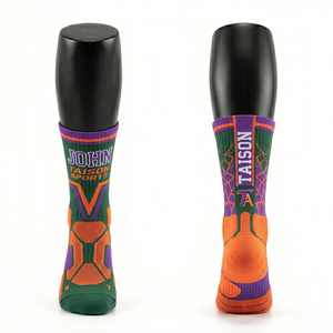 Women and men Basketball <b>Socks</b> Premium Cotton <b>Polyester</b> Blend Breathable Knit Panel Support Custom Jacquard Logo women <b>socks</b> - Product Image 1