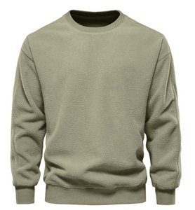 Sudaderas de lana francesa de alta calidad para hombre 2024, transpirables, a prueba de viento, logotipo personalizado, bordado, serigrafía para invierno - Product Image 5