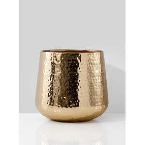 Seau à glace en laiton de table conçu pour une utilisation moderne dans les bars avec un artisanat artistique fait à la main et un aspect poli décoratif - Product Image 1