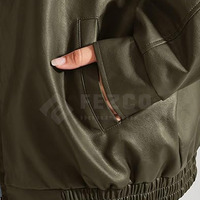 Nouvelle veste en cuir tricotée pour femmes, mode hiver, 100% cuir véritable, fermeture éclair sur le devant, logo, séchage rapide, respirante, personnalisable OEM