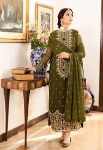 Trendy Bollywood-Style Patiyala Salwar Collection <b>for</b> Women Designer Georgette Embroidery Work Kurta Lehenga Pakistani <b>Parties</b> - Product Image 4