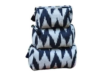 Trousse de toilette en coton imperméable à fermeture éclair pour femmes, meilleurs cadeaux pour femmes, sacs à cosmétiques. - Product Image 1